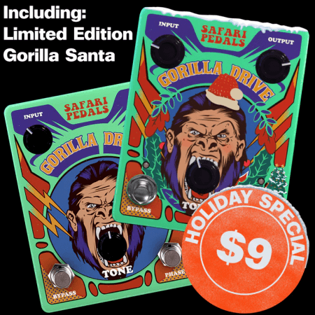 Safari Pedals Gorilla Drive Santa Edition