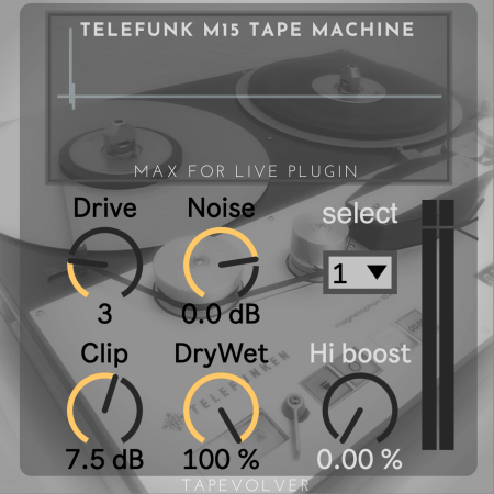 PastToFutureReverbs TELEFUNK M15 Tape Machine Plugin for Ableton Live!