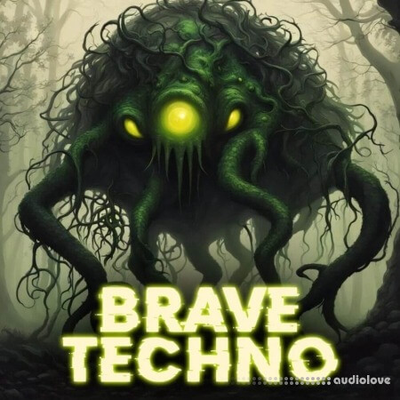 Skull Label Brave Techno