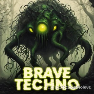 Skull Label Brave Techno