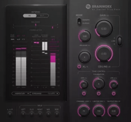 Plugin Alliance Brainworx bx_limiter True Peak