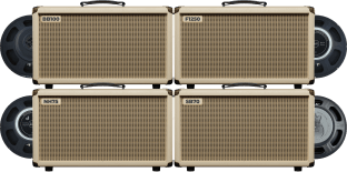 Audio Assault Seacow Cabs CaliTweedA (MESB CALI TWEED 212A) Amp Locker Cabs