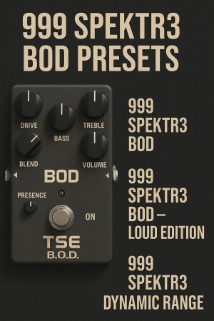 SPEKTR3 Presets for TSE Audio BOD