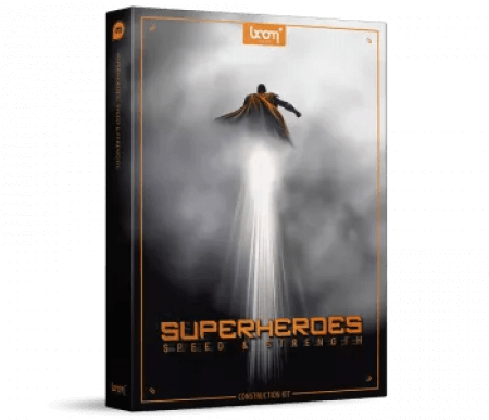 Boom Library Superheroes Speed and Strength Construction Kit