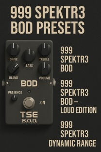 SPEKTR3 Presets for TSE Audio BOD