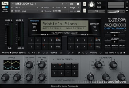 Júnior Porciúncula MKS-2000 Digital Piano