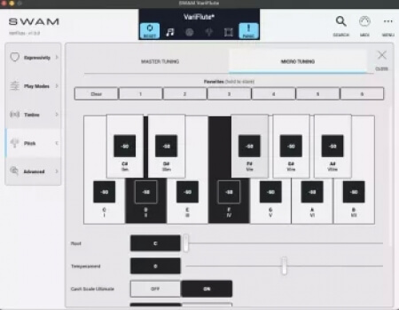 Audio Modeling SWAM VariFlute