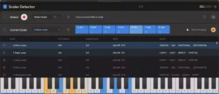 Scaler Music Scaler Detector