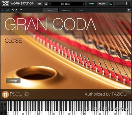 PSound Grand Coda for UVI Workstation
