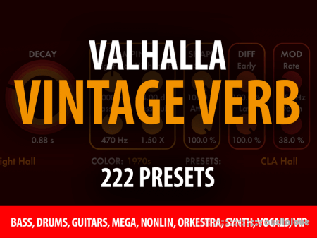 Andi Vax Valhalla Vintage Verb 222 Presets