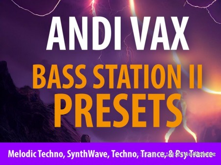 Andi Vax Andi Vax “BASS STATION II Bank” 118 Presets