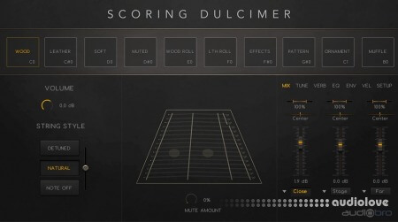 Audiobro Scoring Dulcimer