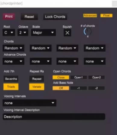 No Hassle Beats Chordprinter