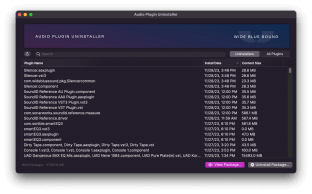 Wide Blue Sound Audio Plugin Uninstaller