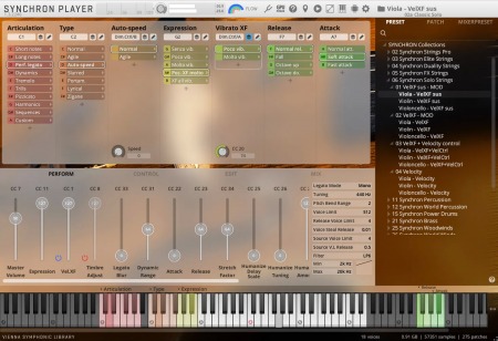 Vienna Symphonic Library Synchron Solo Viola Standard for Synchron Player