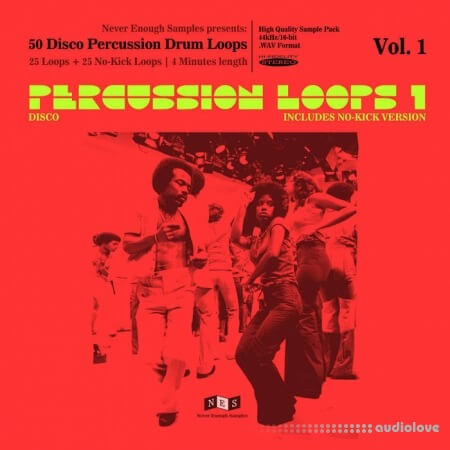 Never Enough Samples Disco Percussion Drum Loops Vol.1