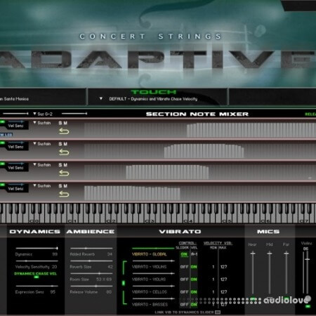 Kirk Hunter Studios Concert Strings Adaptive