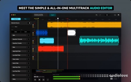 Bitnite Audio One Easy Music Editing