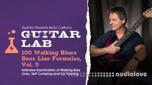 Truefire Brad Carlton's Guitar Lab 100 Walking Blues Bass Line Formulas Vol.5