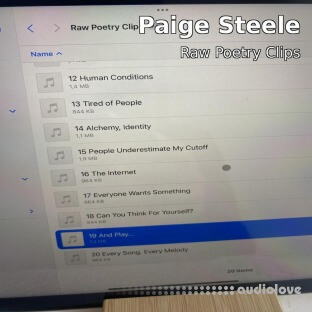 Paige Steele Raw Poetry Vocal Sample Pack