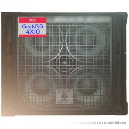 Dr Bonkers Bass Cab Classics Volume 7: GeekRB 4X10 Bass Cabinet IR Collection