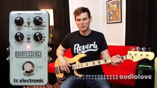 Nate Navarro Riffin with the Quintessence Harmony from TC Electronic