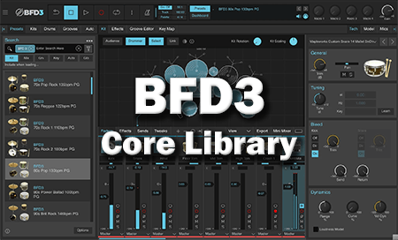 BFD Drums BFD3 Core Library