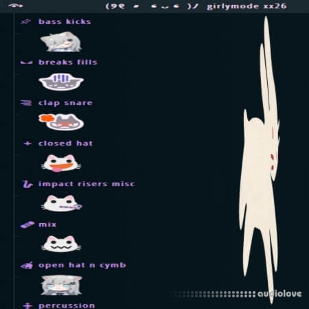 Nyli2b Girlymode Drumkit