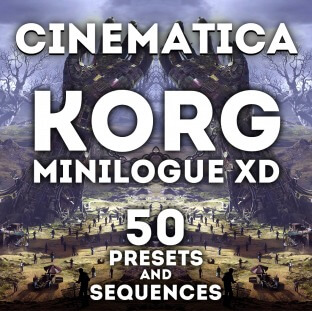 LFO Store SR Korg Minilogue XD Cinematica 50 Presets and 38 Sequences
