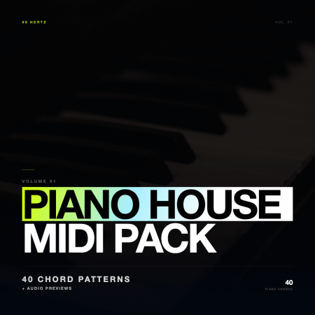 99Hertz Piano House MIDI Volume 1