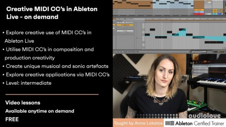 Music Hackspace Creative CC's in Ableton Live by Anna Lakatos