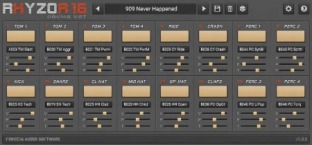 Force56 Audio Software Rhyzor16 Drums